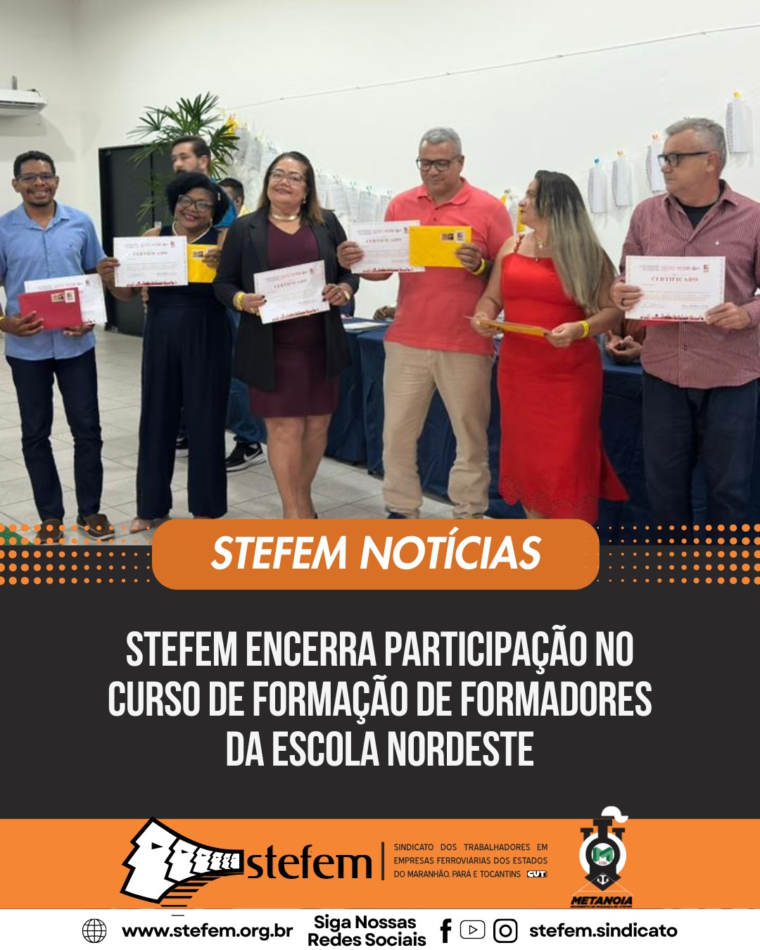 Formação que fortalece a luta